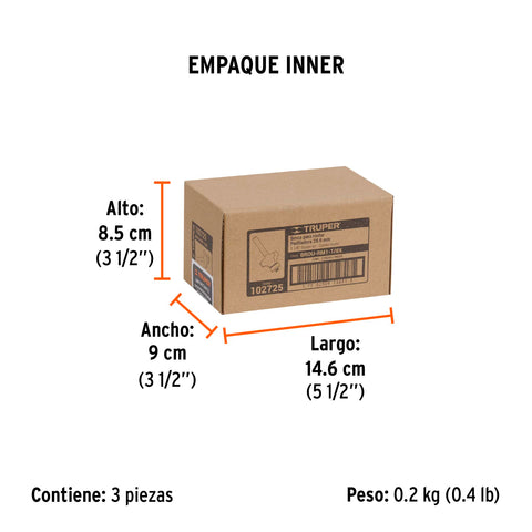 Broca para router, redondeado con moldura, 1-1/8' con balero | BROU-RM1-1/8X | 102725