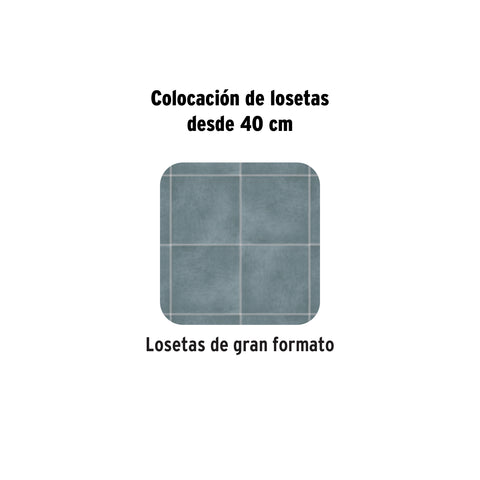 Llana 11' dentado cuadrado 1/2', 10 remaches, mango comfort | LLG-11CG | 102790
