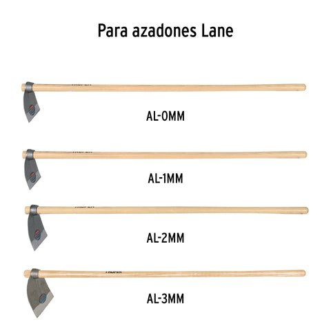 Mango de madera 54' para azadones lane y martillo, TRUPER | MG-ALM | 102919