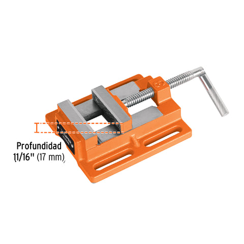 Prensa morsa plana, apertura 3' (75 mm), Truper | PMP-30 | 102933