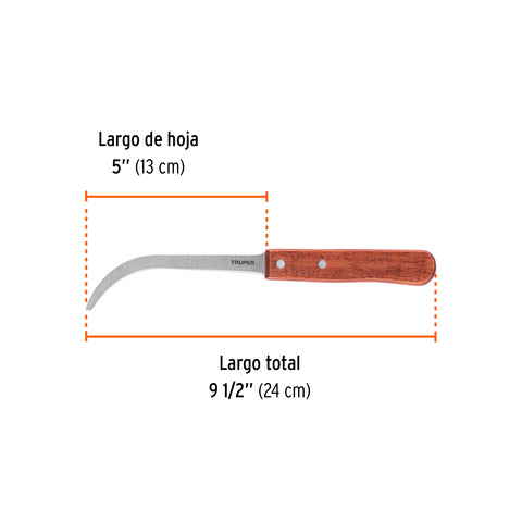 Cuchillo bananero 5', Truper | CUBA-5 | 102941