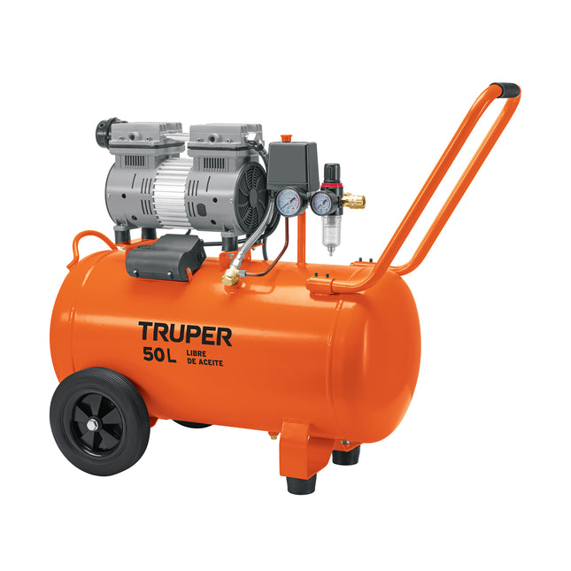 Compresor de aire, silencioso libre de aceite, 50 L, 2 HP (COMP-50Q)