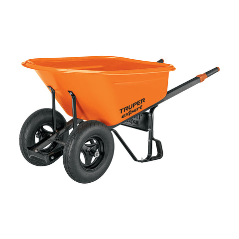 Carretilla 7ft3 Expert plástica, 2 llantas,bastidor metálico | TP-7X | 103007