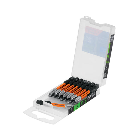 Estuche con 15 puntas de cruz PH2 de impacto largo 2' | PUDE-1202-15I | 103024