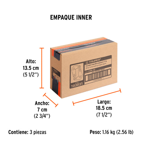 2 Escuadras magnéticas esquineras 2-3/4' cap. 11 kg, TRUPER | ESM-32 | 103031
