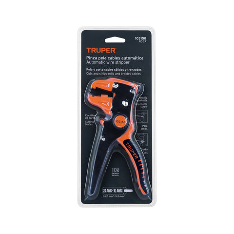Pinza 7' pela cables automática, 24 a 10 AWG, TRUPER | PE-CA | 103158