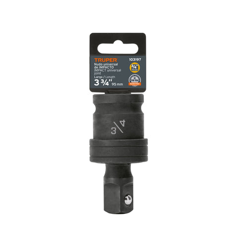 Nudo universal para dados de impacto cuadro 3/4', Truper | NI-5670 | 103197