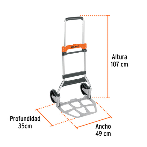 Diablo de carga, plegable, 120 kg, Truper | DIA-120 | 103198