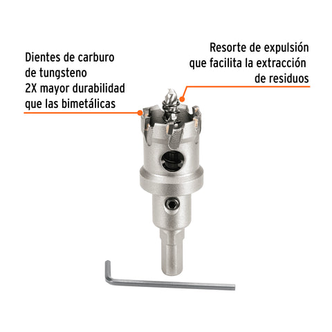 Brocasierra de carburo de tungsteno, 1-1/8', Truper | BSC-1-1/8 | 103215