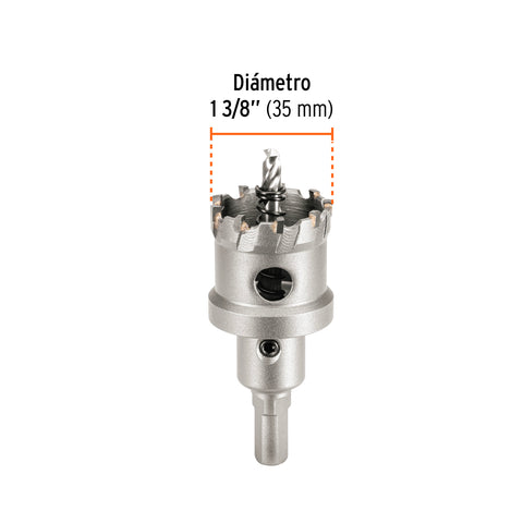 Brocasierra de carburo de tungsteno, 1-3/8', Truper | BSC-1-3/8 | 103216