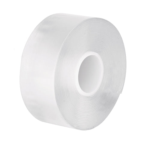 Cinta nano doble cara reutilizable, transparente 3 m x 30 mm | CDR-330 | 103222
