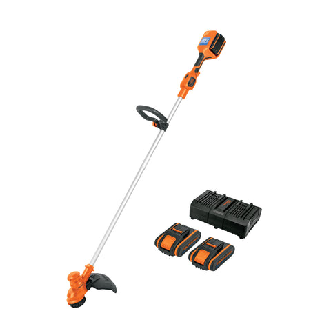 Desbrozadora inalámbrica 40V, 2 baterías 2Ah,1 carg.dual,PRO | DESI-40A | 103243
