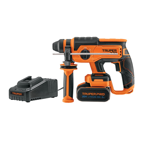 Rotomartillo SDS Plus 20V, 2 J, 1 batería 4Ah, TRUPER PRO | ROEI-20A | 103263