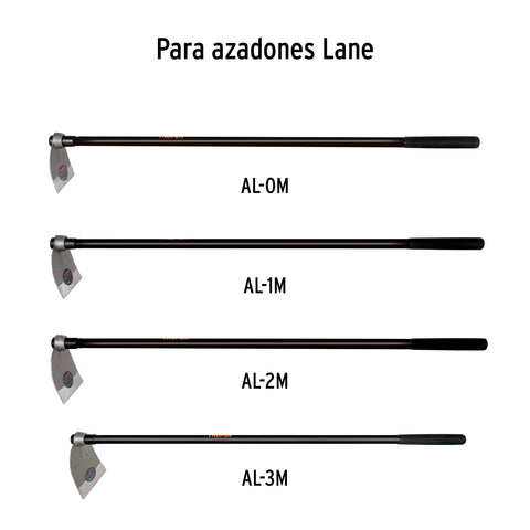 Mango de acero 54' para azadones lane y martillo, TRUPER | MG-AL-S | 103305