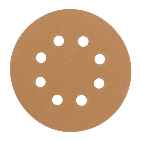Paquete c/5 discos de lija 5' grano 150, 8 perforaciones | DIRO-515 | 103313