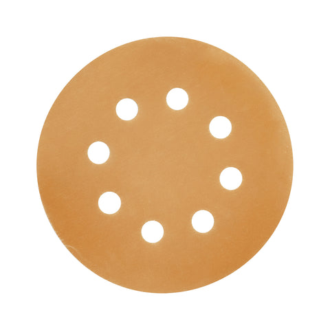 Paquete c/5 discos de lija 5' grano 400, 8 perforaciones | DIRO-540 | 103315