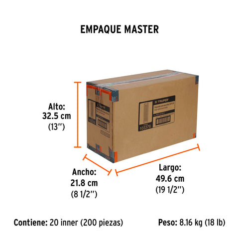 Cuchilla de repuesto para cepillo CEYE-6, Truper | REP-CEYE-6 | 103376