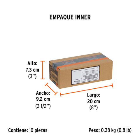 Cuchilla de repuesto para cepillo CEYE-6, Truper | REP-CEYE-6 | 103376