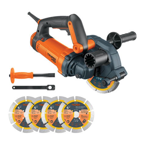 Sierra ranuradora de concreto, 5', 1400 W, TRUPER PRO | SIRC-5 | 103474