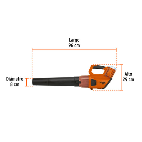 Sopladora inalámbrica 40V, sin accesorios, TRUPER PRO | SOPLI-40AS | 103555
