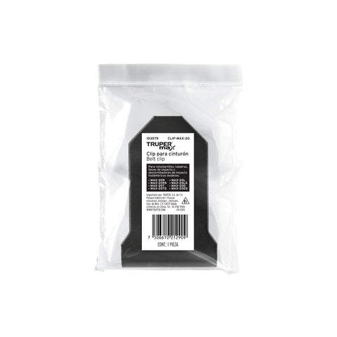 Clip para cinturón p/ MAX-20R, MAX-20T, MAX-20L y MAX-20D | CLIP-MAX-20 | 103579