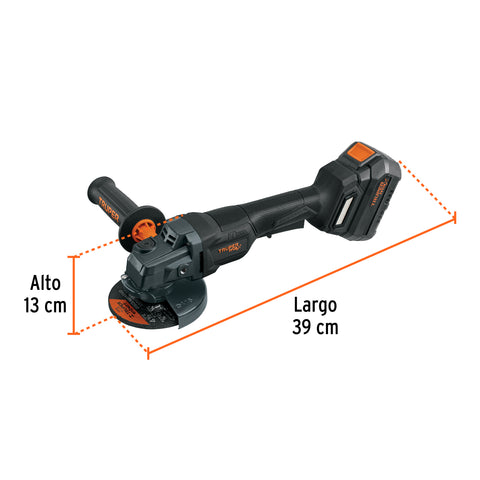 Esmeriladora 4-1/2', 20V, int. paleta, 1 batería 4Ah, MAX | MAX-20EP | 103639
