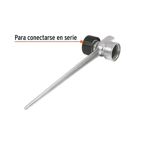 Estaca metálica universal 8' dos vías, para aspersor, TRUPER | EST-8 | 10366