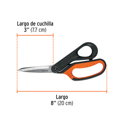 Tijera 8' multiusos de acero inox, profesional, EXPERT | TIMU-8X | 103713