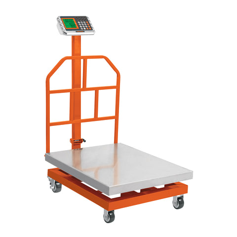Báscula electrónica de plataforma, 600 kg, inoxidable TRUPER | BAS-600PLI | 103772