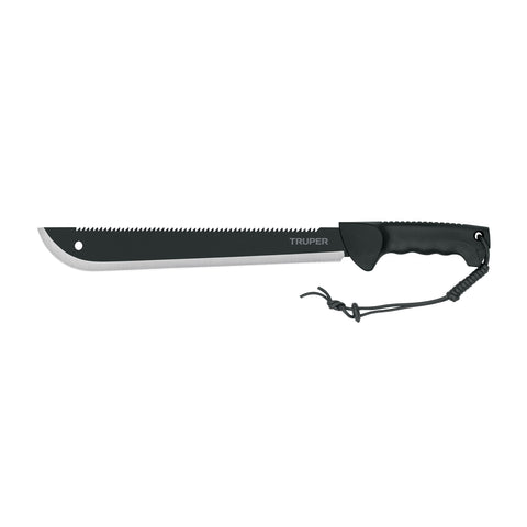 Machete doble filo 14', cacha inyectada, con funda, TRUPER | MACH-14X | 103827