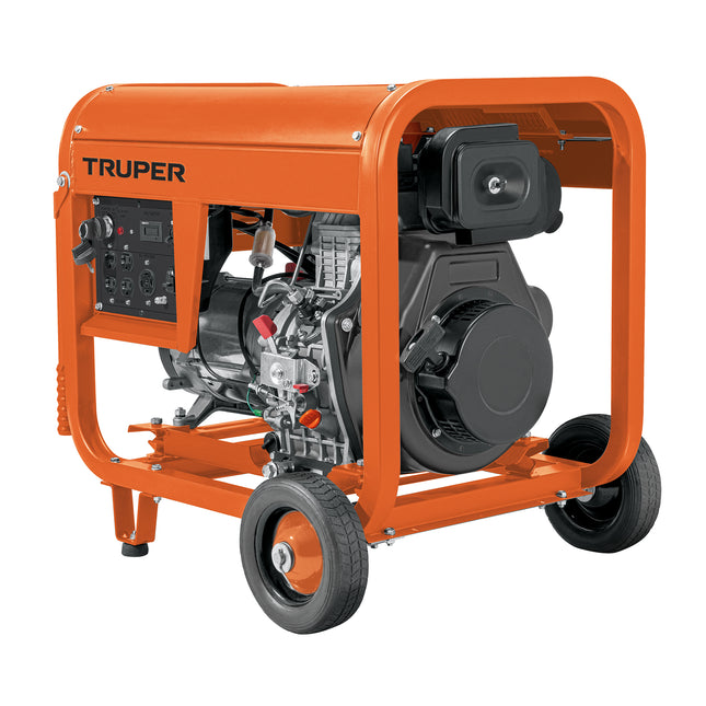 Generador portátil 6 kW motor a diesel, TRUPER (GEN-60D)