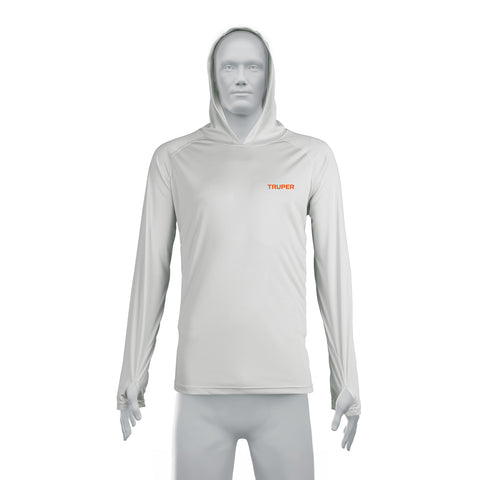 Playera protección solar,m. larga, c/gorro,hombre,CH, TRUPER | PPS-CH | 103976