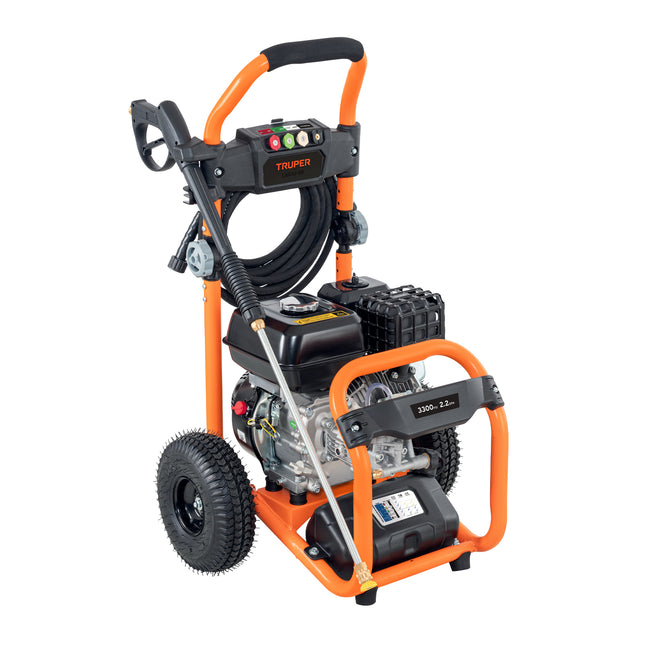 Hidrolavadora con motor a gasolina, 3,300 PSI, TRUPER (LAGAS-33)
