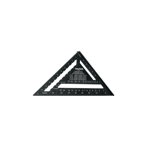 Escuadra 12' de aluminio color negro, p/muros de yeso,TRUPER | ET-12AN | 104024