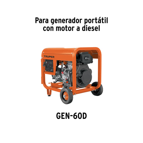 Bolsa con 2 carbones de repuesto para GEN-60D, TRUPER | CB-GEN-60D | 104153