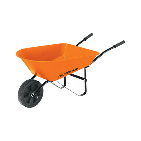 Carretilla para niños, concha plástica 54 x 38 cm, Truper | CAR-KID-T | 10440
