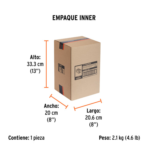 Inversor de corriente de 1200 W con puertos USB, Truper | INCO-1000 | 10491
