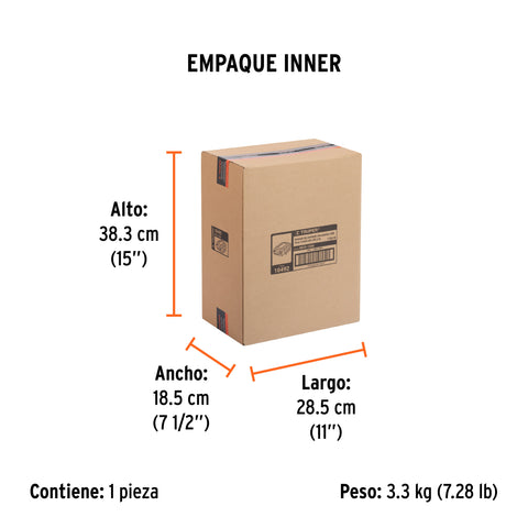 Inversor de corriente de 1500 W con puertos USB, Truper | INCO-1500 | 10492