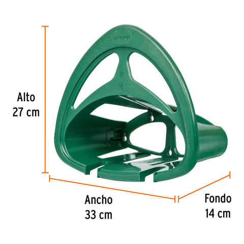 Portamanguera de plástico verde, Truper | GAN-MAV | 10638