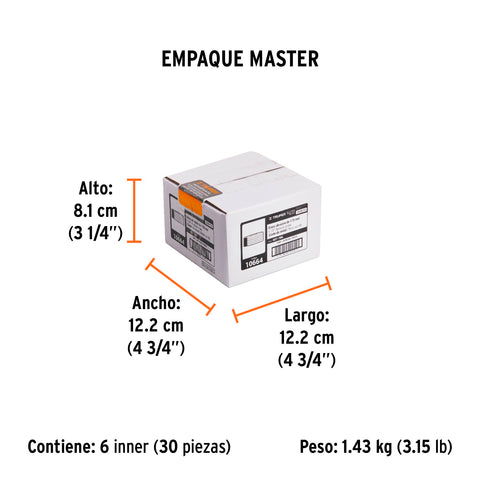 Disco de 4-1/2' para corte de metal, tipo 41, Truper | ABT-786 | 10664