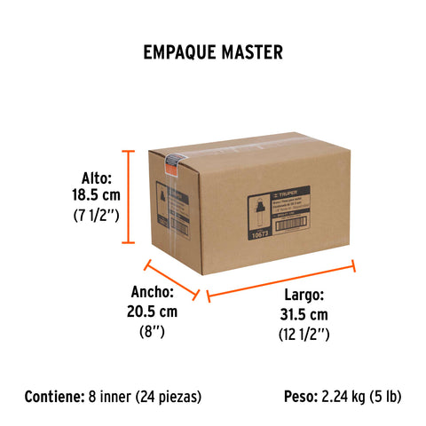 Broca para router, escalonada, 1-1/8', con balero, Truper | BROU-E1-1/8X | 10673