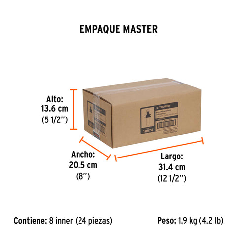 Broca router, jovel, 1', con balero, Truper | BROU-J1X | 10674