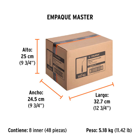 Maneral de 4' para rodillo, TRUPER | MAROD-371 | 10742