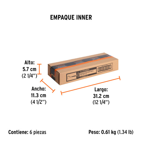 Maneral de 4' para rodillo, TRUPER | MAROD-371 | 10742