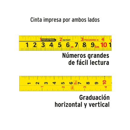 Flexómetro Auto-Lock contra impactos 5.5 m cinta 25 mm | FA-55M | 10748