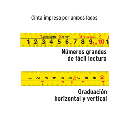 Flexómetro Auto-Lock contra impactos 8 m cinta 25 mm, Truper | FA-8M | 10749