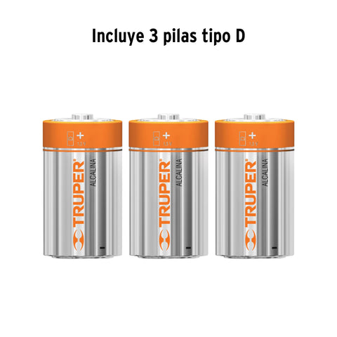 Linterna de LED para campamento, tipo farol, de Pilas 3 D | LACA-3D | 10760