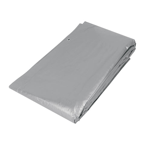 Lona de polietileno reforzada 6 x 6 m, gris, 180g/m2, TRUPER | LT-66 | 10777