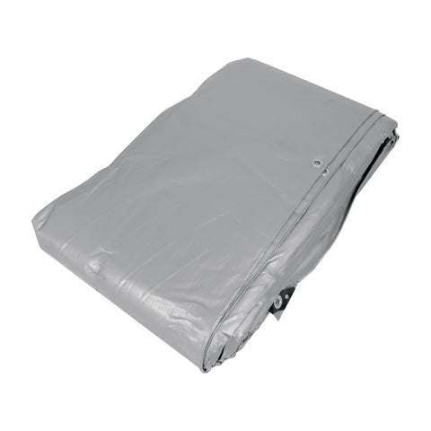 Lona de polietileno reforzada 7x10 m, gris, 180g/m2, TRUPER | LT-710 | 10779