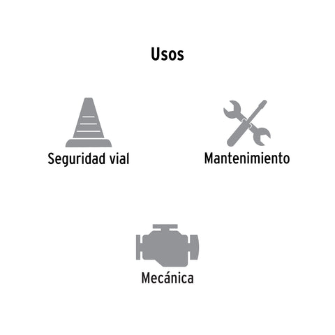 Guantes para mecánico, alta visibilidad, TRUPER | GU-625 | 10849